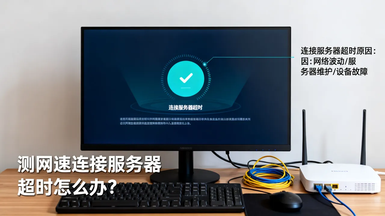 测网速连接服务器超时怎么办，连接服务器超时什么原因？