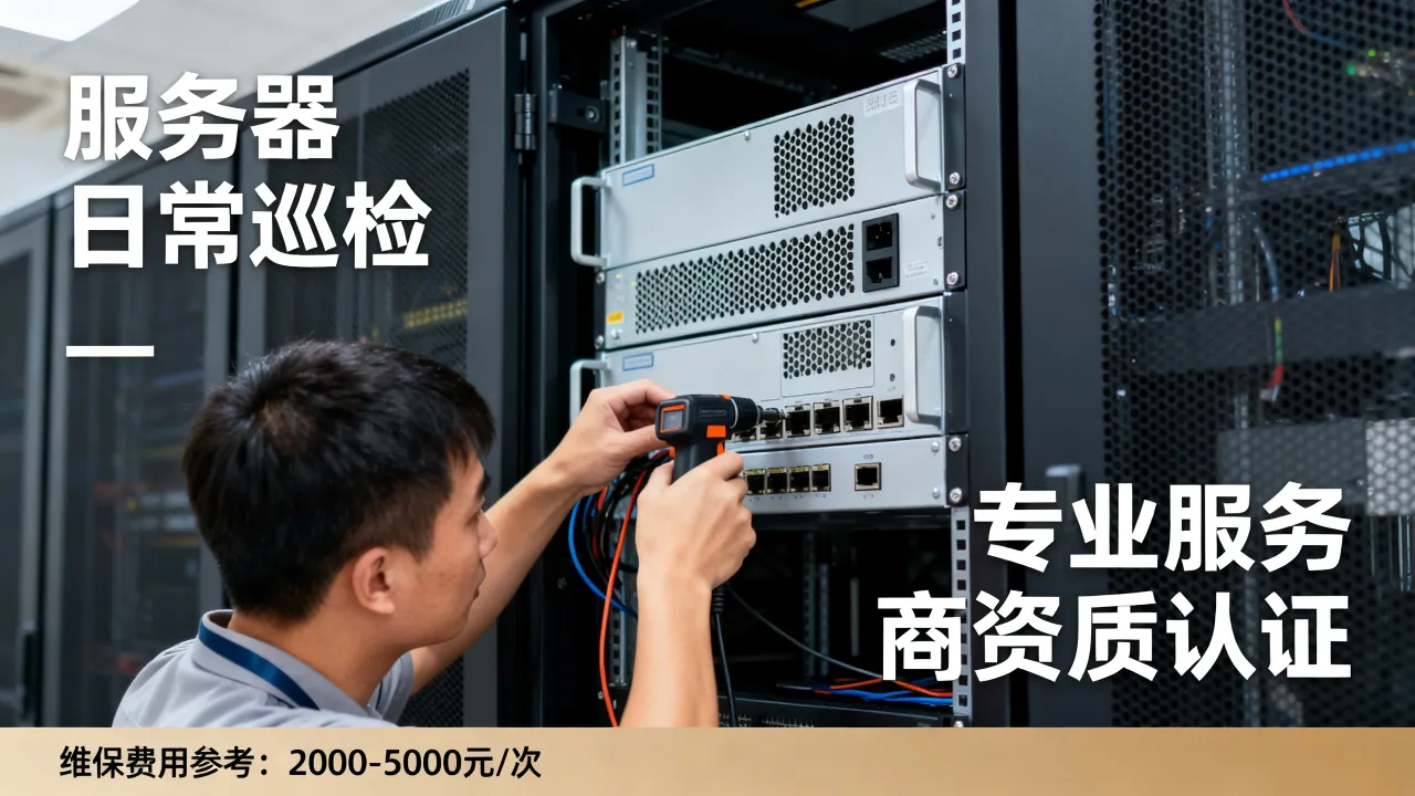 无锡高端服务器维保怎么做?专业服务商如何选,维保费用多少?