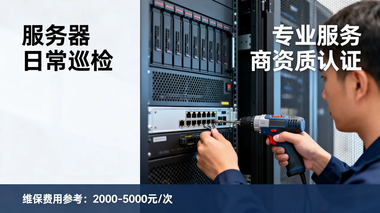 无锡高端服务器维保怎么做？专业服务商如何选，维保费用多少？