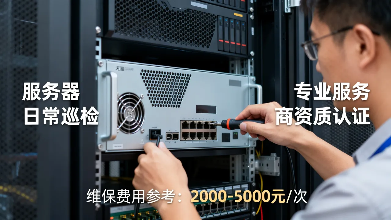 无锡高端服务器维保怎么做？专业服务商如何选，维保费用多少？
