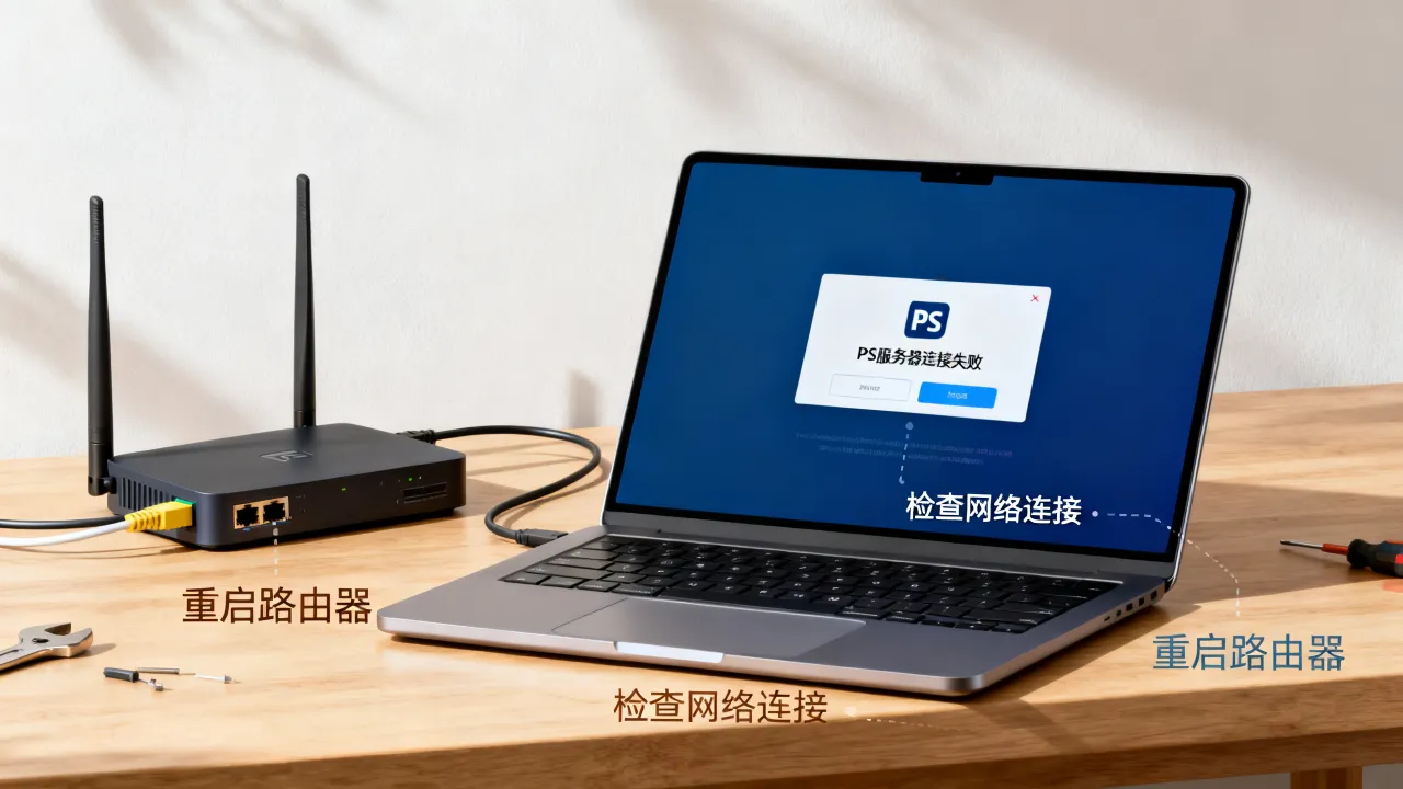 为什么PS服务器断开，PS服务器连接失败怎么办？