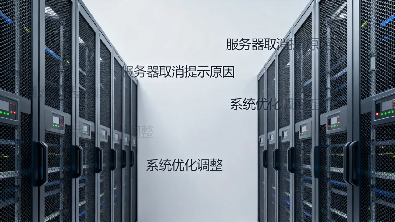 为什么取消服务器提示,服务器取消提示怎么回事? 为什么取消服务器提示,服务器取消提示怎么回事?