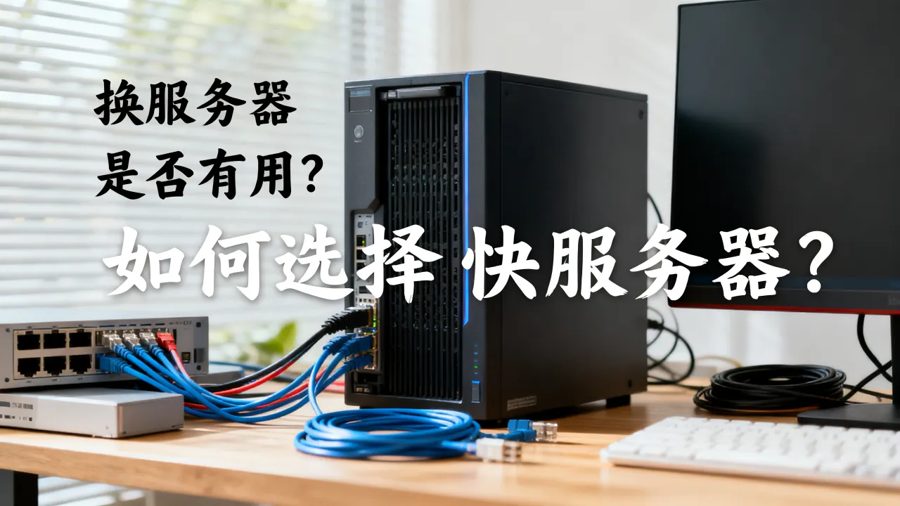 网速不好换服务器有用吗，怎样选择网速快的服务器