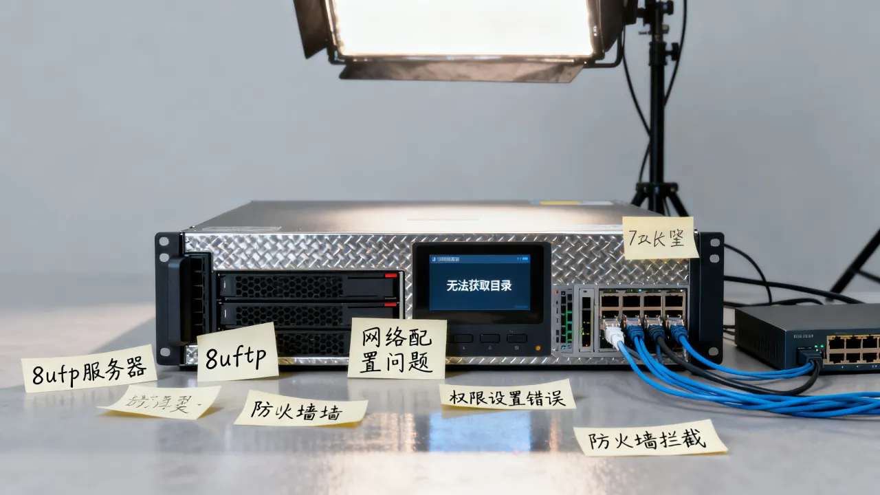 为什么8uftp服务器获取不到目录,是什么原因导致的?