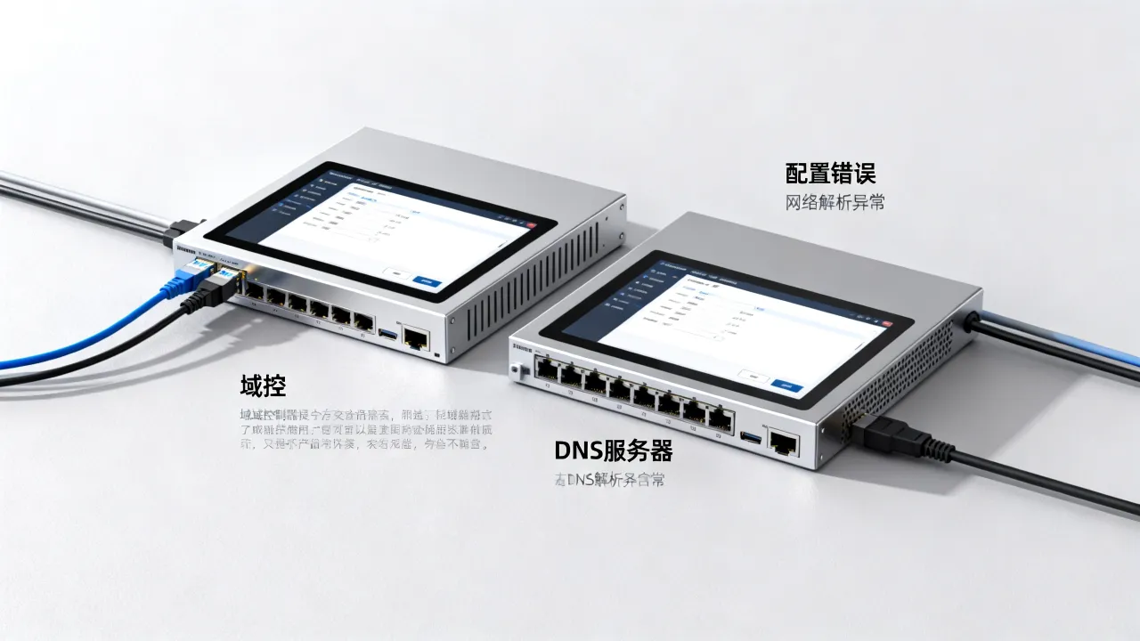 为什么域控中需要DNS服务器,域控DNS配置错误会怎样