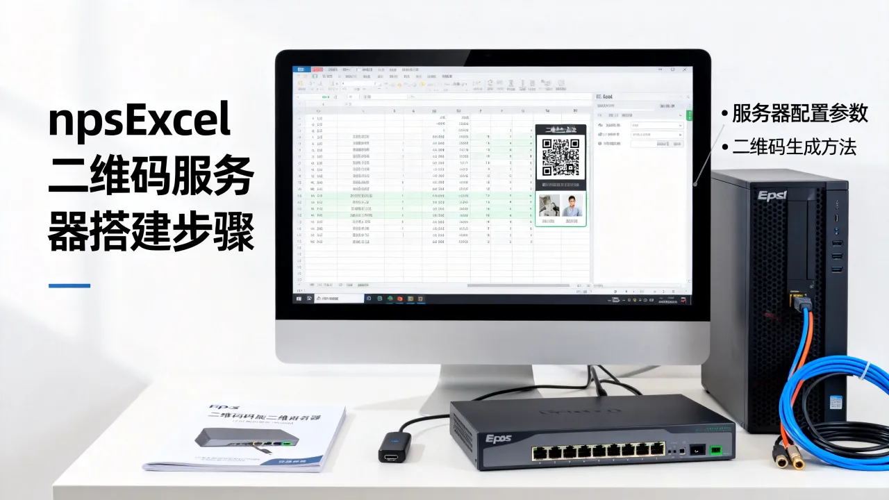 npsExcel二维码服务器怎么搭建，Excel二维码如何生成