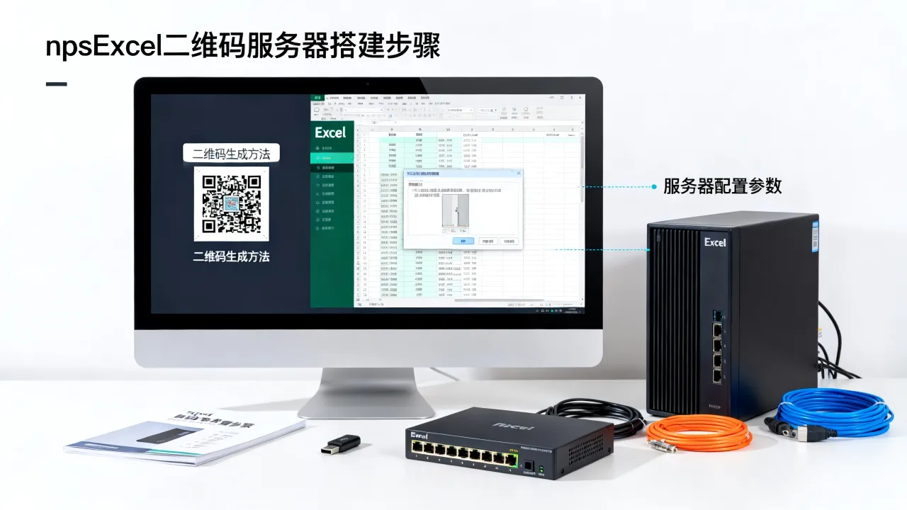 npsExcel二维码服务器怎么搭建，Excel二维码如何生成