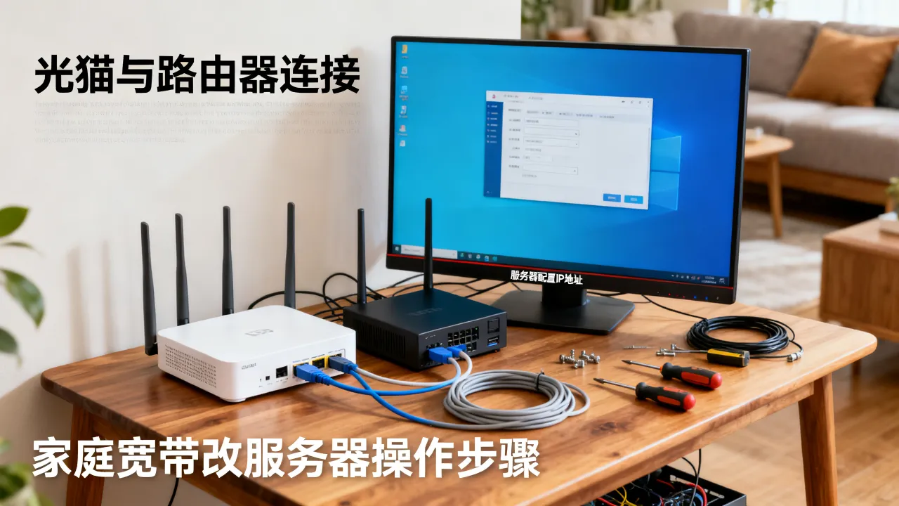 家庭宽带能改服务器吗,家庭宽带改服务器怎么做
