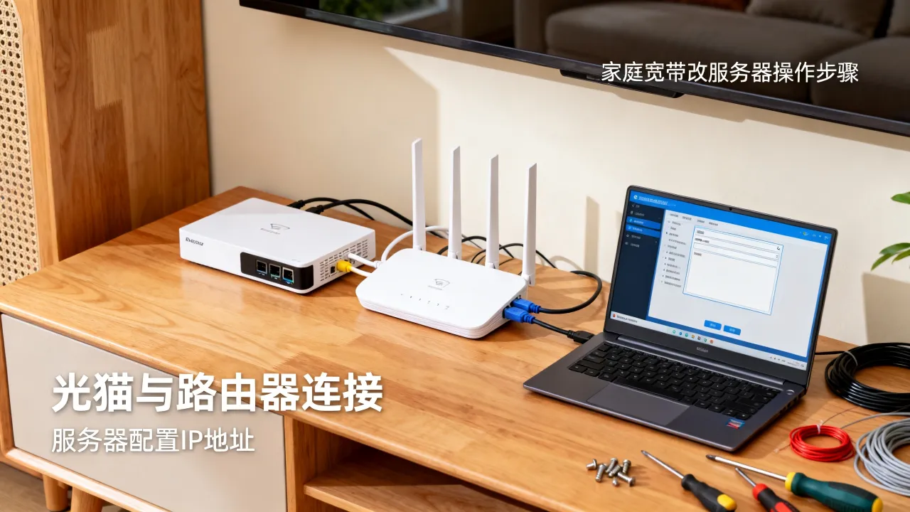 家庭宽带能改服务器吗，家庭宽带改服务器怎么做