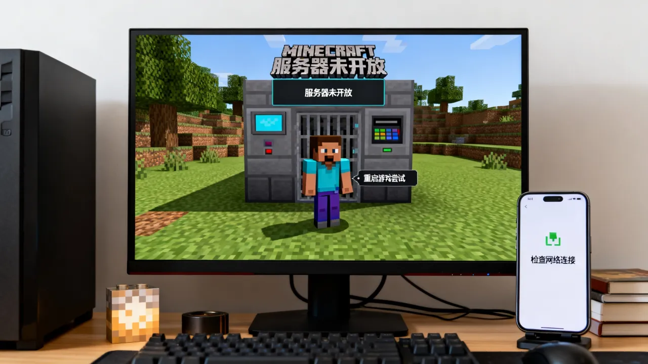 为什么我的世界总是显示服务器不开放，mc服务器未开放怎么办？