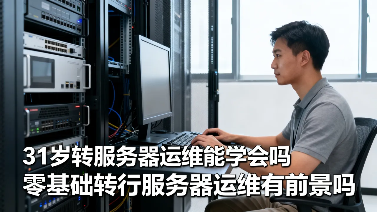 31岁转服务器运维能学会吗，零基础转行服务器运维有前景吗？