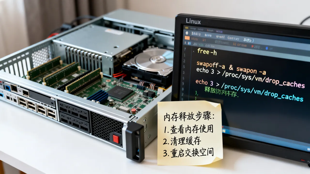 Linux服务器内存满了怎么释放，释放内存命令有哪些