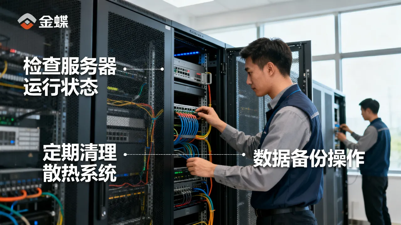上海金蝶服务器运维怎么做？金蝶服务器日常维护要点
