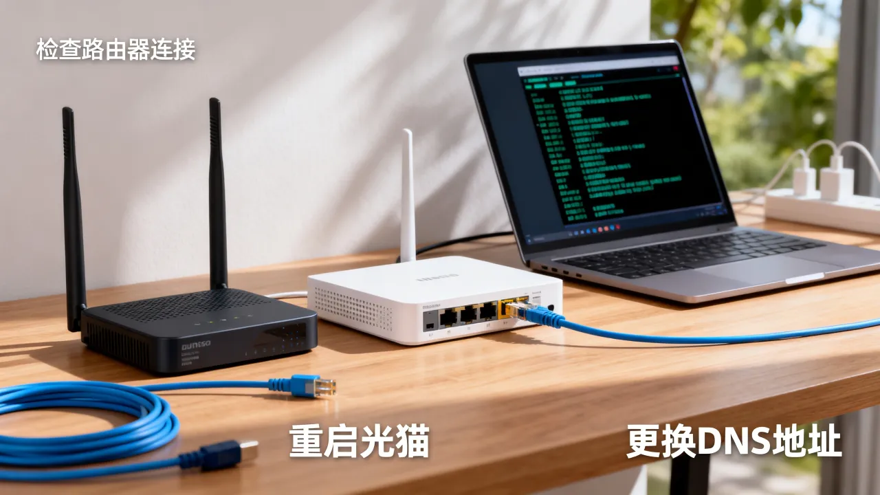 移动宽带桥接DNS服务器异常怎么办，原因及解决方法