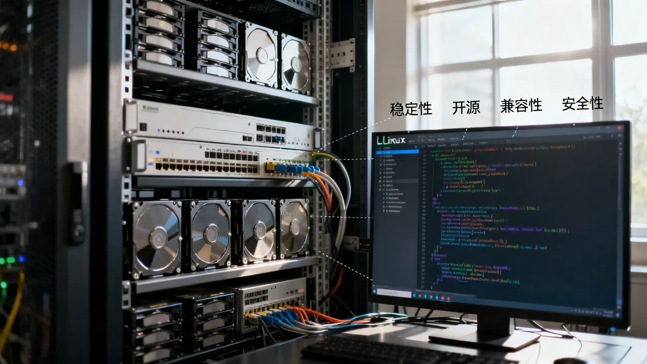 为什么服务器系统用linux，服务器操作系统选择linux的优势有哪些？