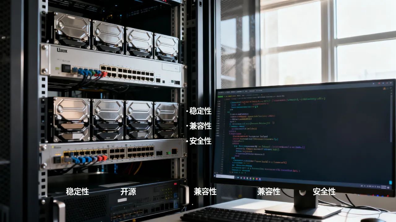 为什么服务器系统用linux，服务器操作系统选择linux的优势有哪些？