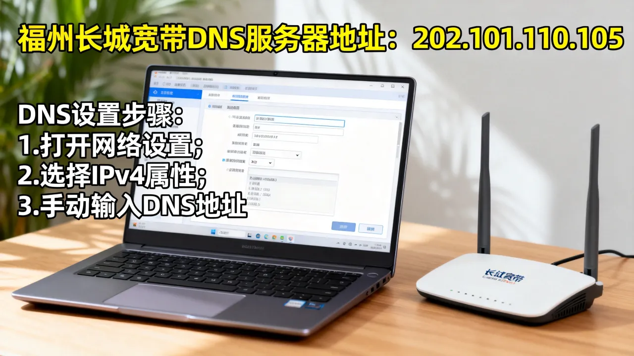 福州长城宽带dns服务器地址是多少？，dns怎么设置？