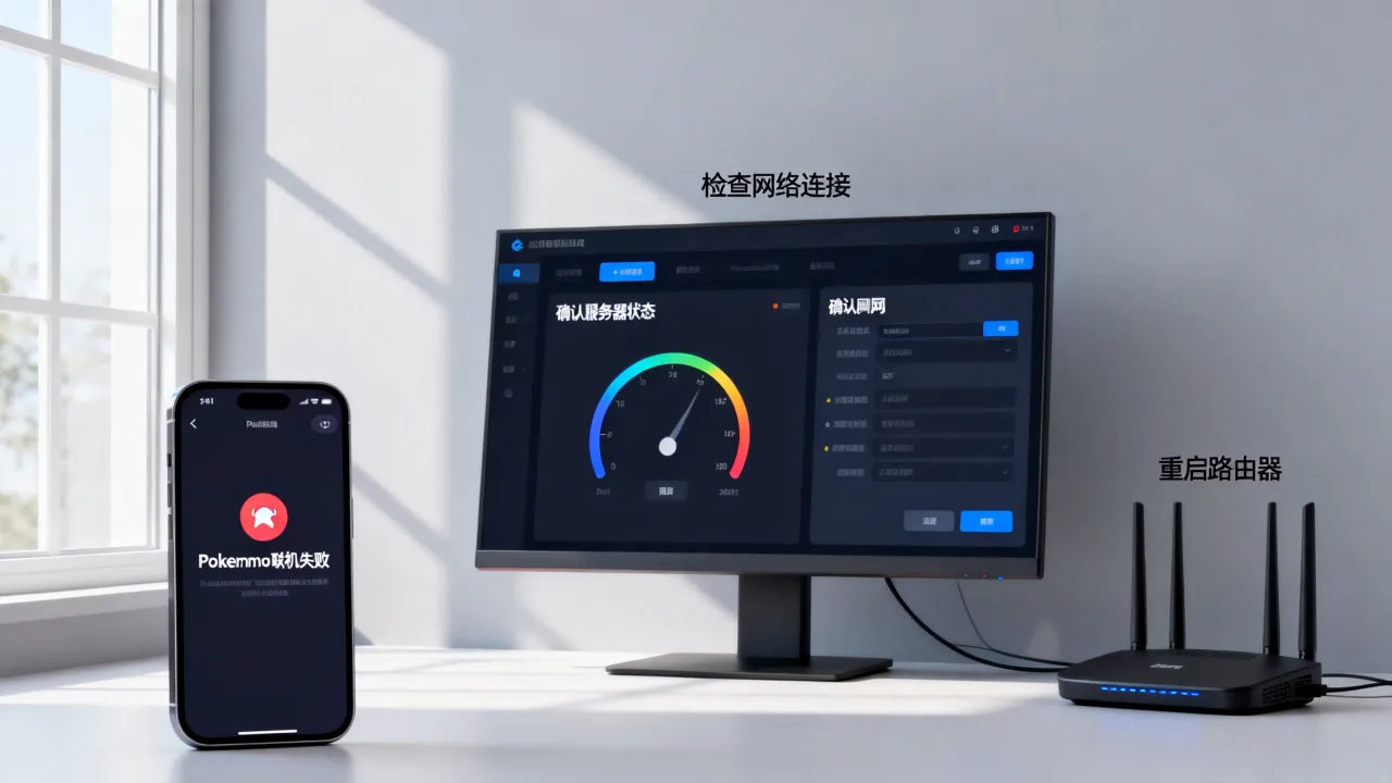 Pokemmo联机失败怎么回事，服务器未上线原因排查方法