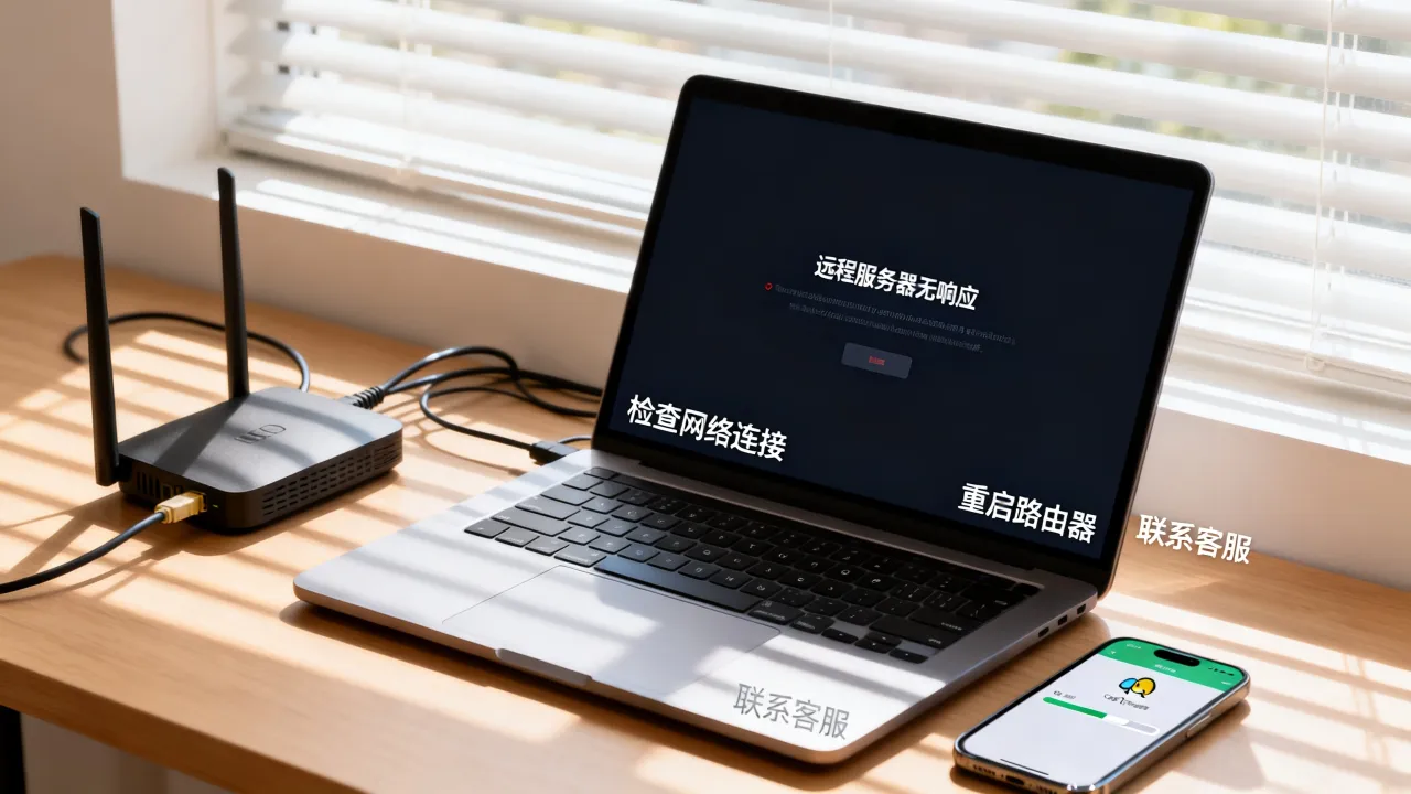 qq下载服务器为什么进不去，显示远程服务器无响应怎么办