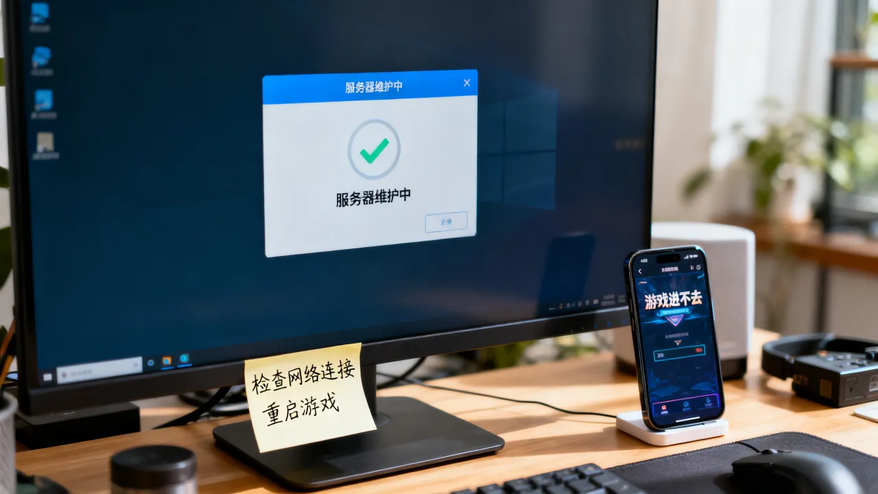 pubg端游为什么显示服务器维护中，吃鸡游戏一直进不去怎么办