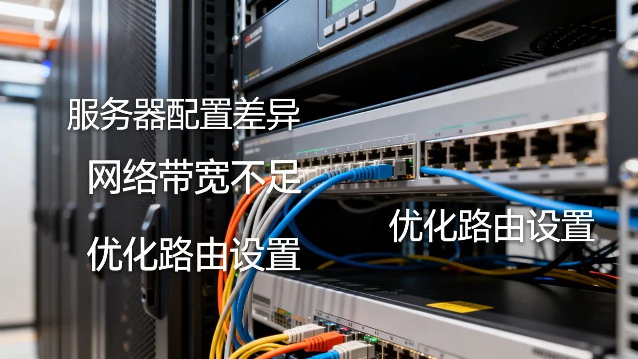 服务器网速差距大是什么原因，如何解决服务器网络延迟？