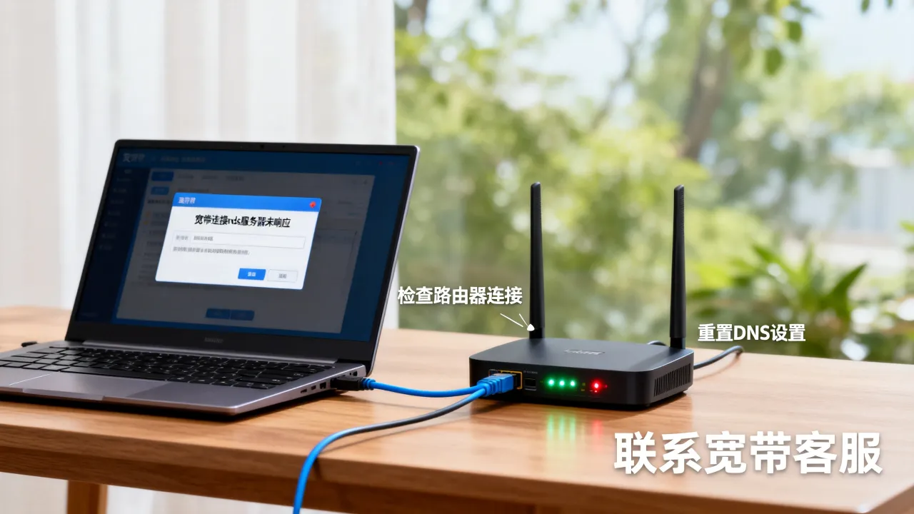 宽带连接nds服务器未响应怎么办,dns服务器未响应怎么解决