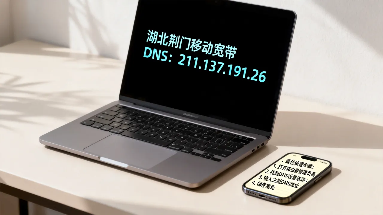 湖北荆门移动宽带DNS服务器地址是什么？如何设置最佳？