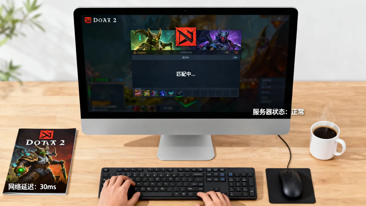 dota2为什么匹配服务器，匹配不到人怎么办？