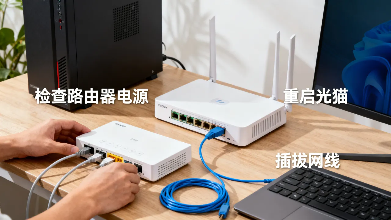 电信宽带服务器不可用怎么回事？解决方法和原因排查