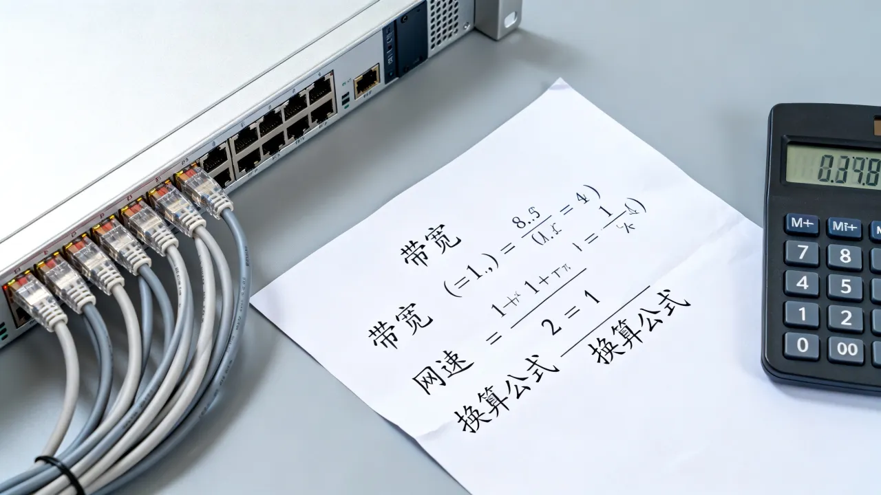 服务器带宽计算网速吗，带宽和网速怎么换算才准确？