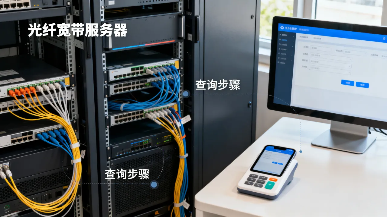 光纤宽带服务器在哪里，如何查询服务器具体位置