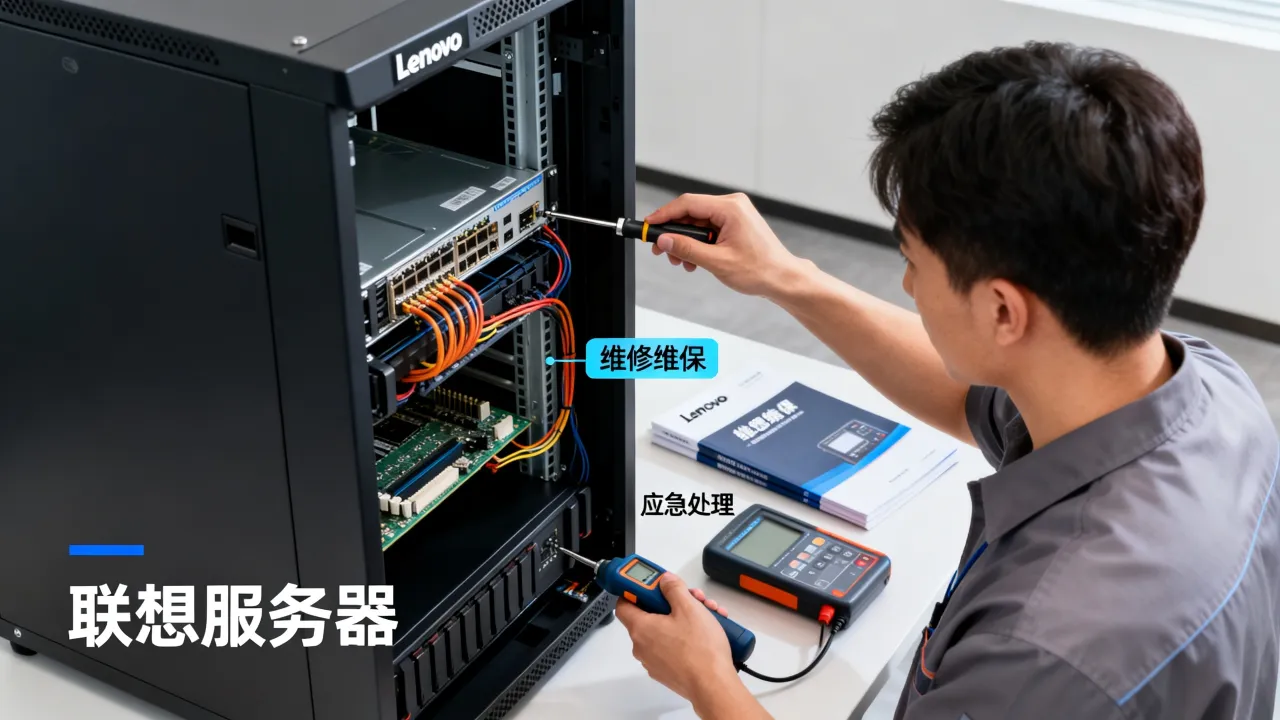 联想服务器维修维保怎么选？服务器宕机应急处理方案