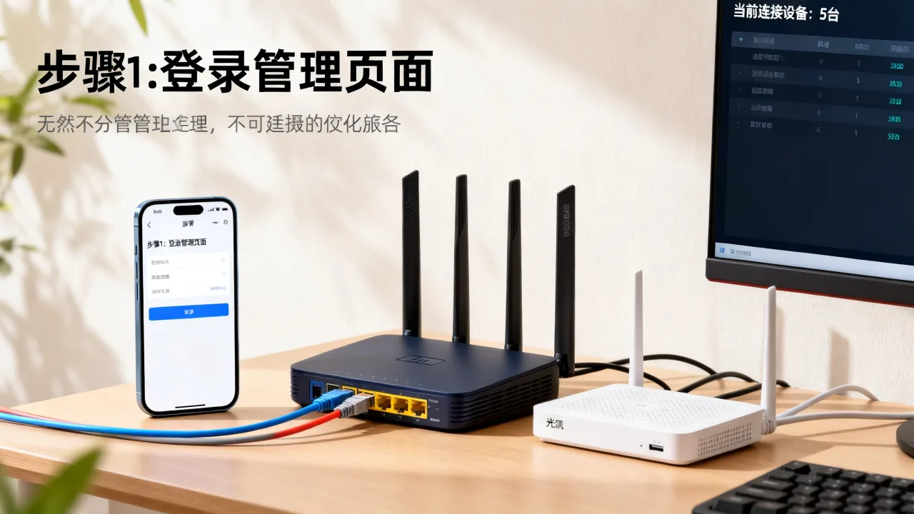 宽带wifi服务器怎么设置网络？家里网速慢如何优化提速？