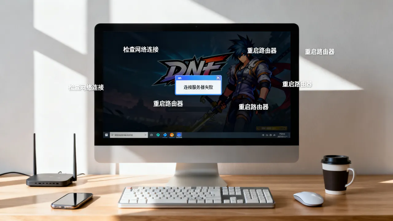 DNF为什么连接服务器失败怎么回事，登录不上游戏如何解决