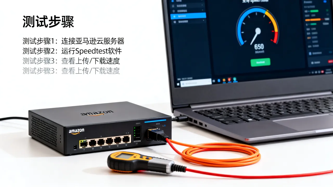 亚马逊服务器网速怎么查看？亚马逊云服务器网速测试方法有哪些？