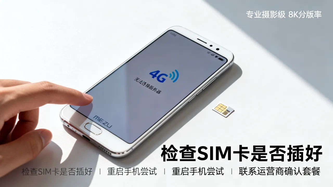 为什么魅族手机启动不了4G网络连接服务器，如何解决4G网络无法连接？