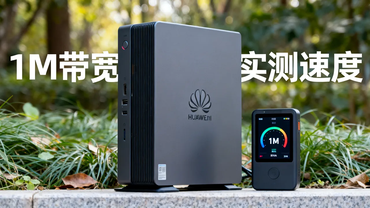 华为云1m服务器网速究竟能跑多快，看完实测结果你还会觉得带宽太小吗，带宽不足？
