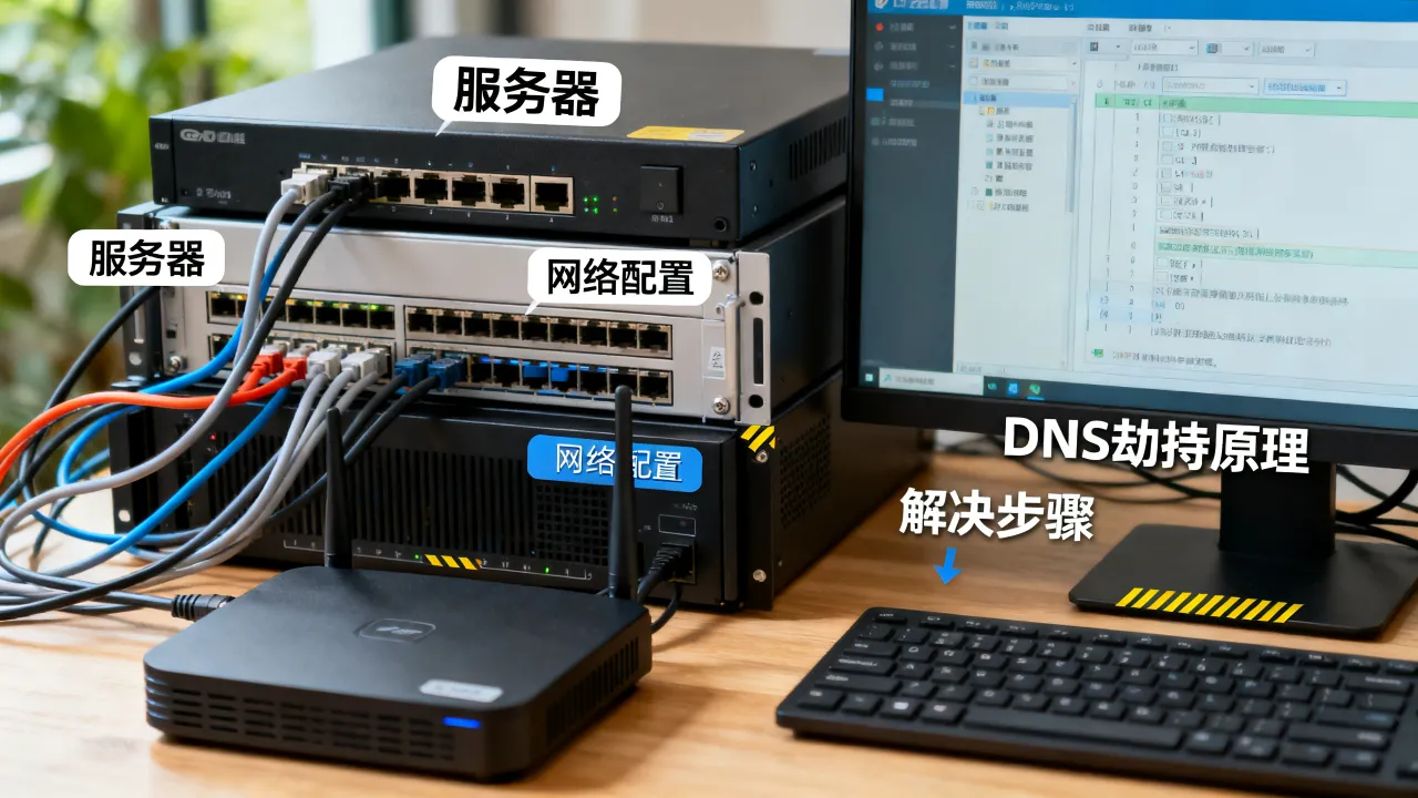 服务器为什么会被dns劫持，dns劫持怎么解决