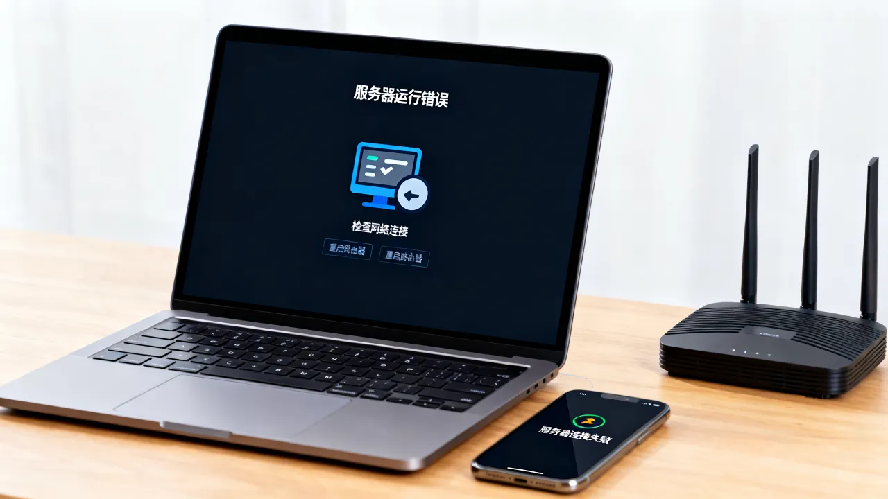 qq为什么说服务器运行错误，服务器连接失败怎么解决？