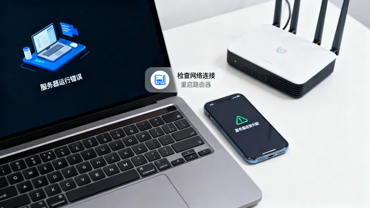 qq为什么说服务器运行错误，服务器连接失败怎么解决？