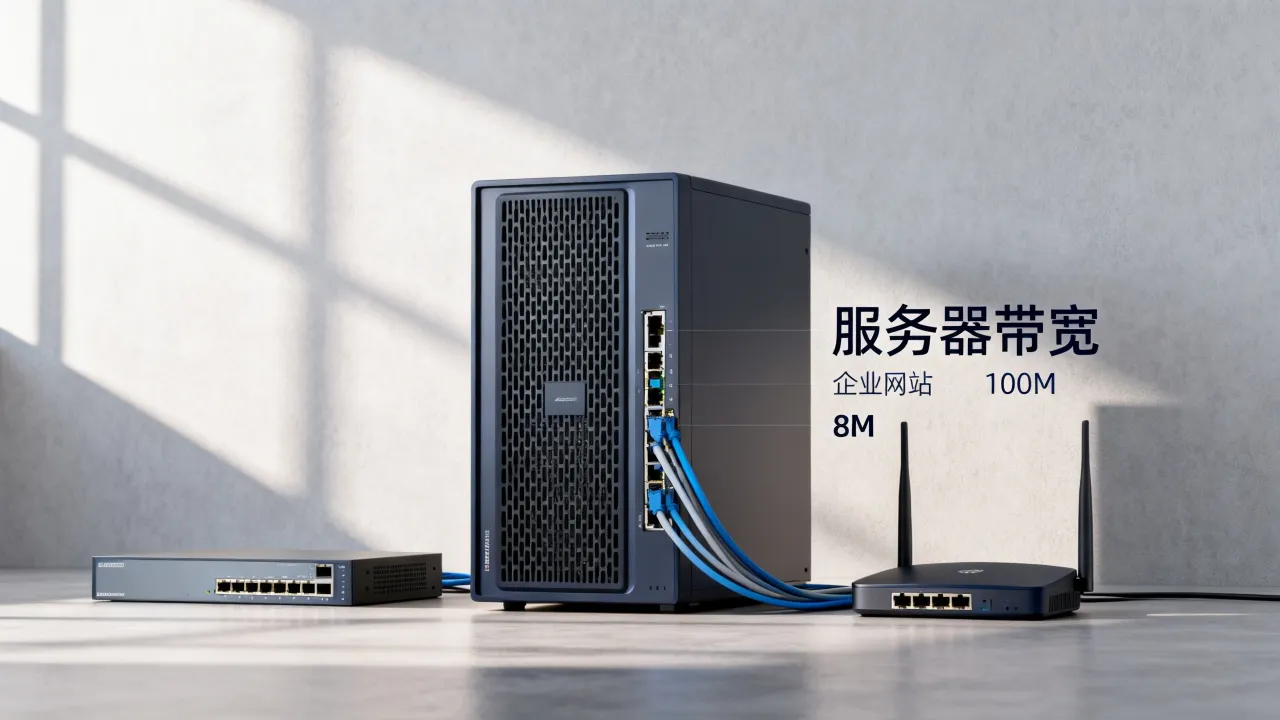 网站服务器宽带怎么选，企业网站服务器带宽多少M合适？