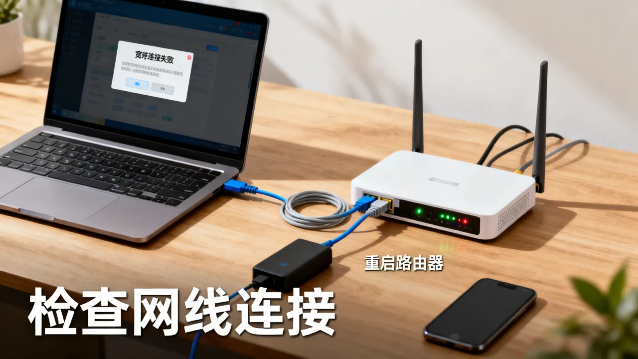 宽带未能找到服务器怎么办，宽带连接提示找不到服务器怎么解决