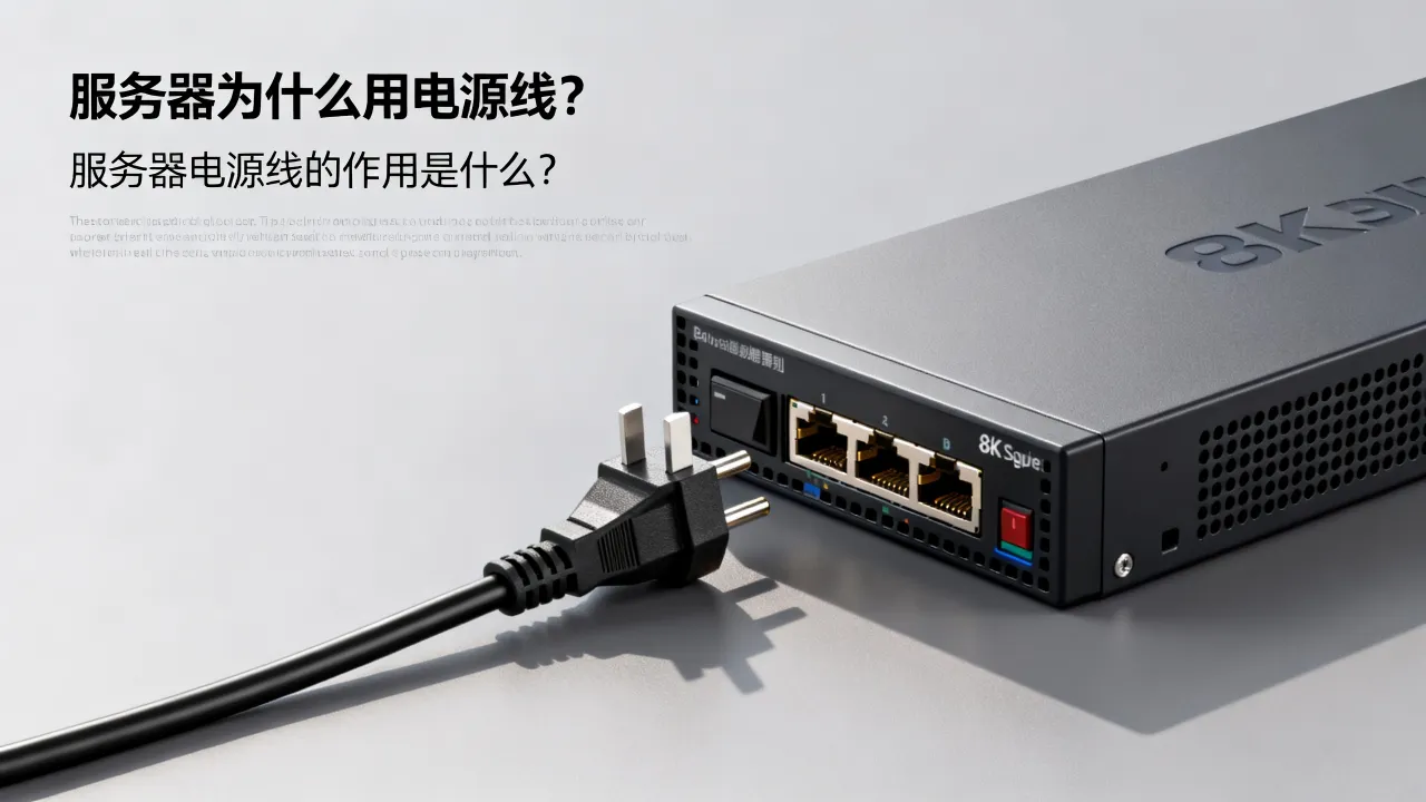 服务器为什么用电源线？，服务器电源线的作用是什么？