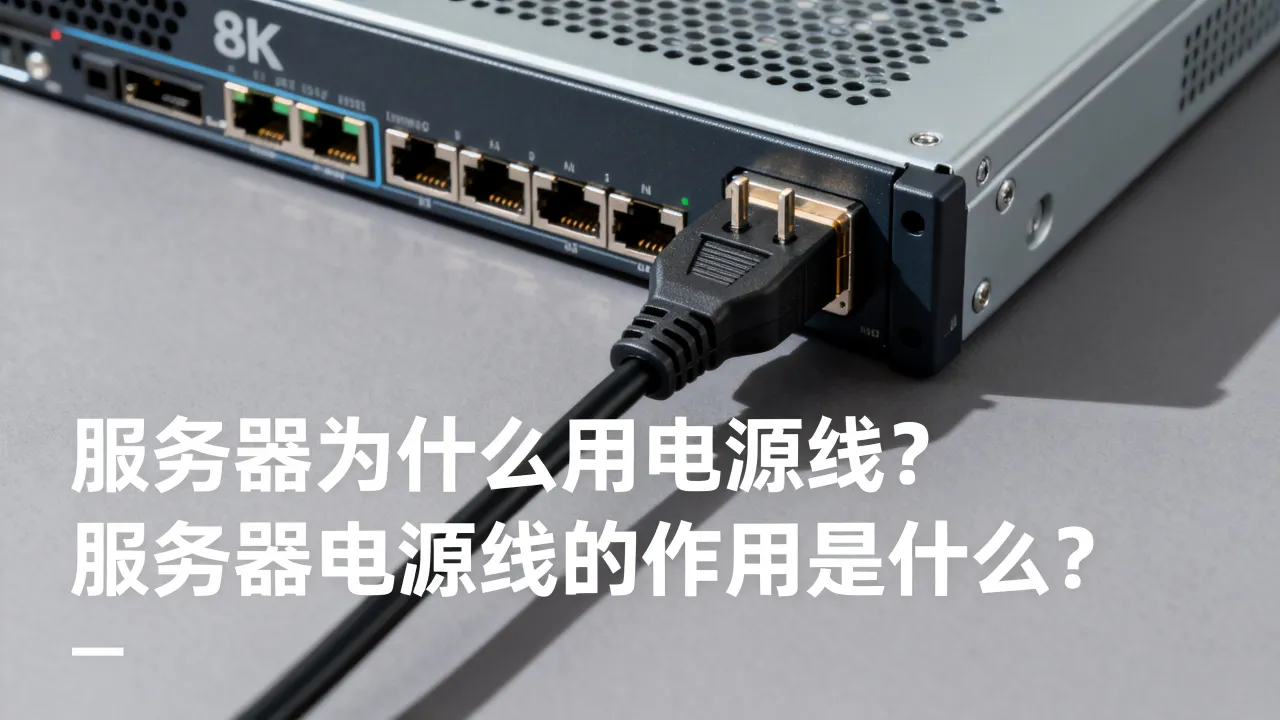 服务器为什么用电源线？，服务器电源线的作用是什么？
