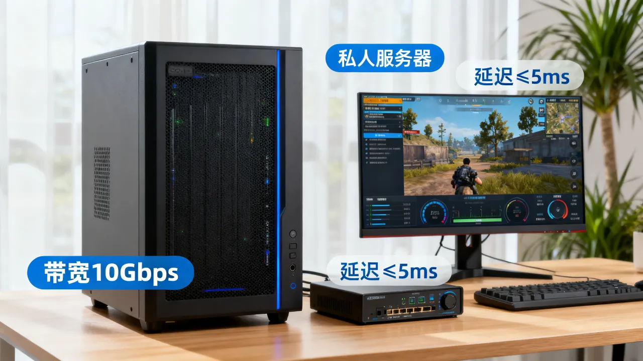 私人服务器网速有多快，游戏延迟能低于多少ms？