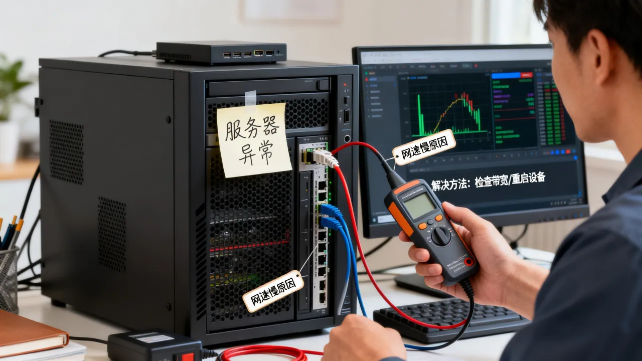服务器异常网速慢是什么原因，服务器异常网速慢怎么解决