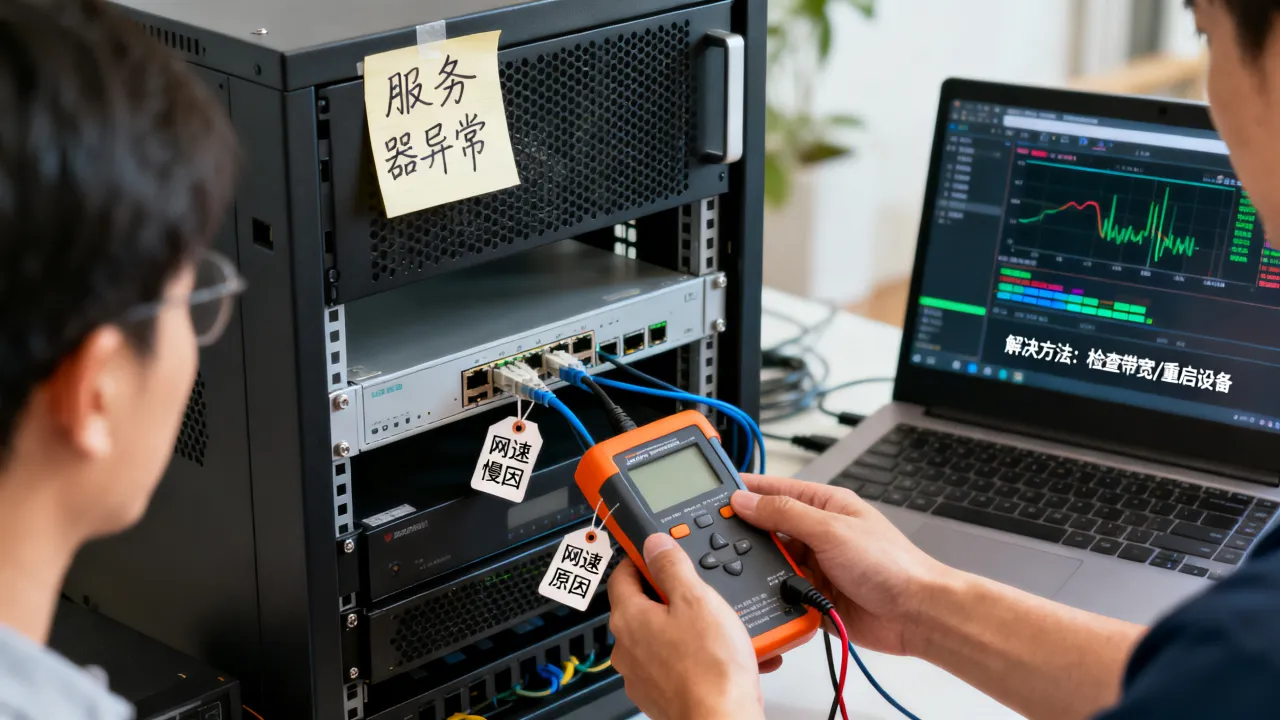 服务器异常网速慢是什么原因，服务器异常网速慢怎么解决