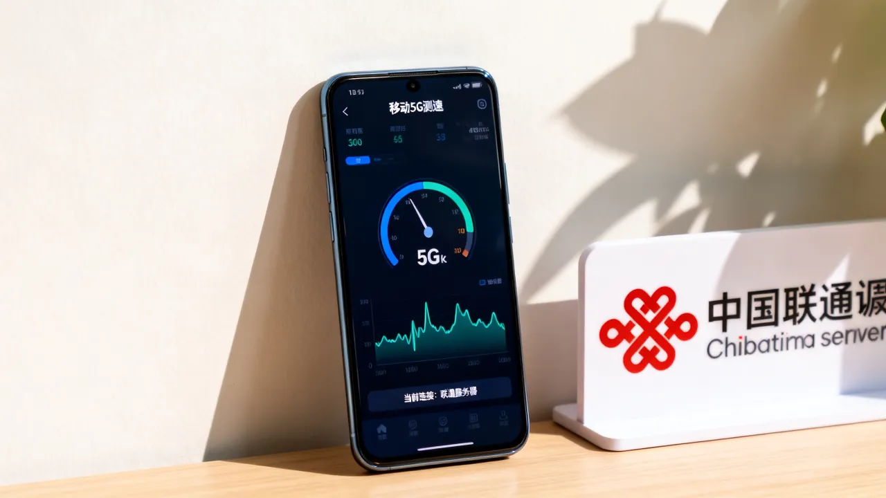 移动5g测速为什么跳联通服务器，怎么回事？