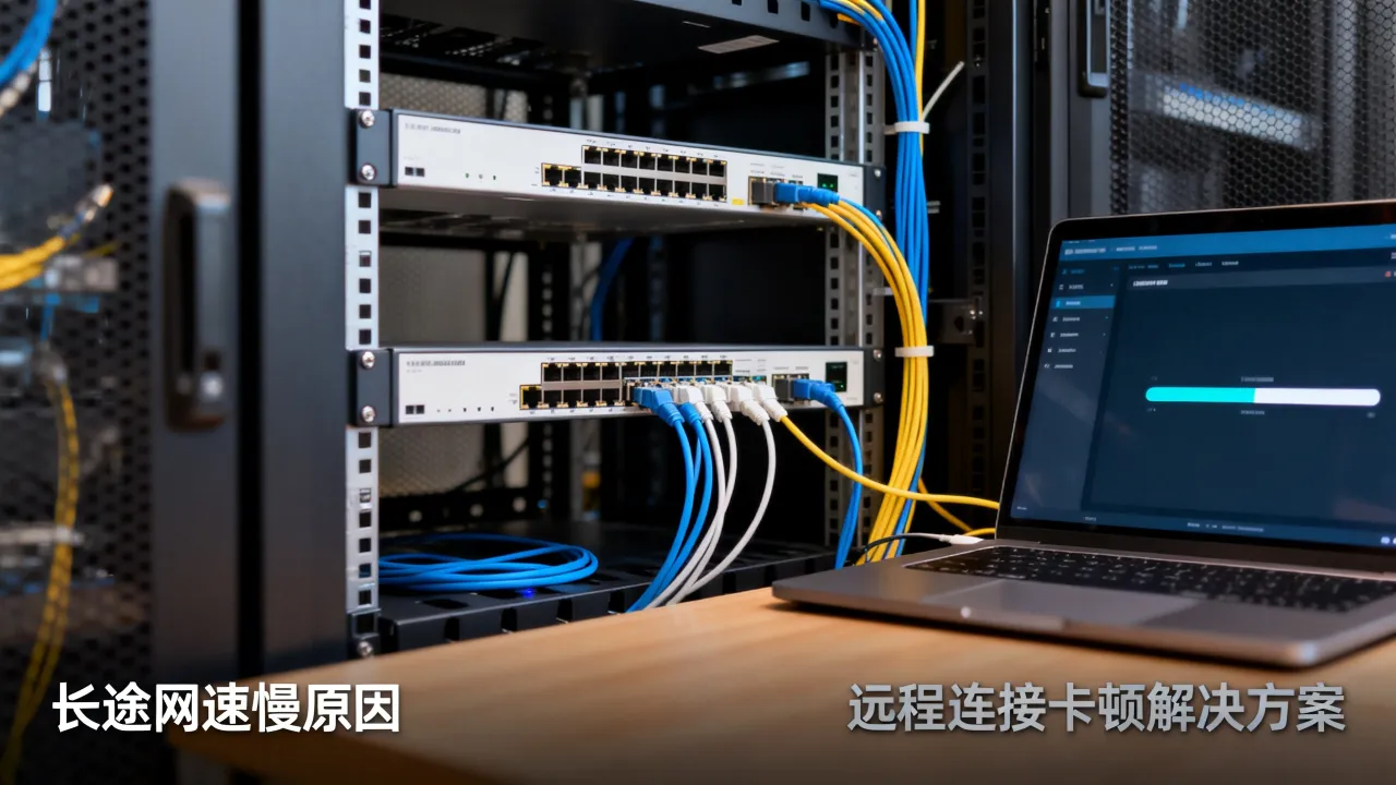 为什么到服务器的长途网速慢？远程连接卡顿怎么解决