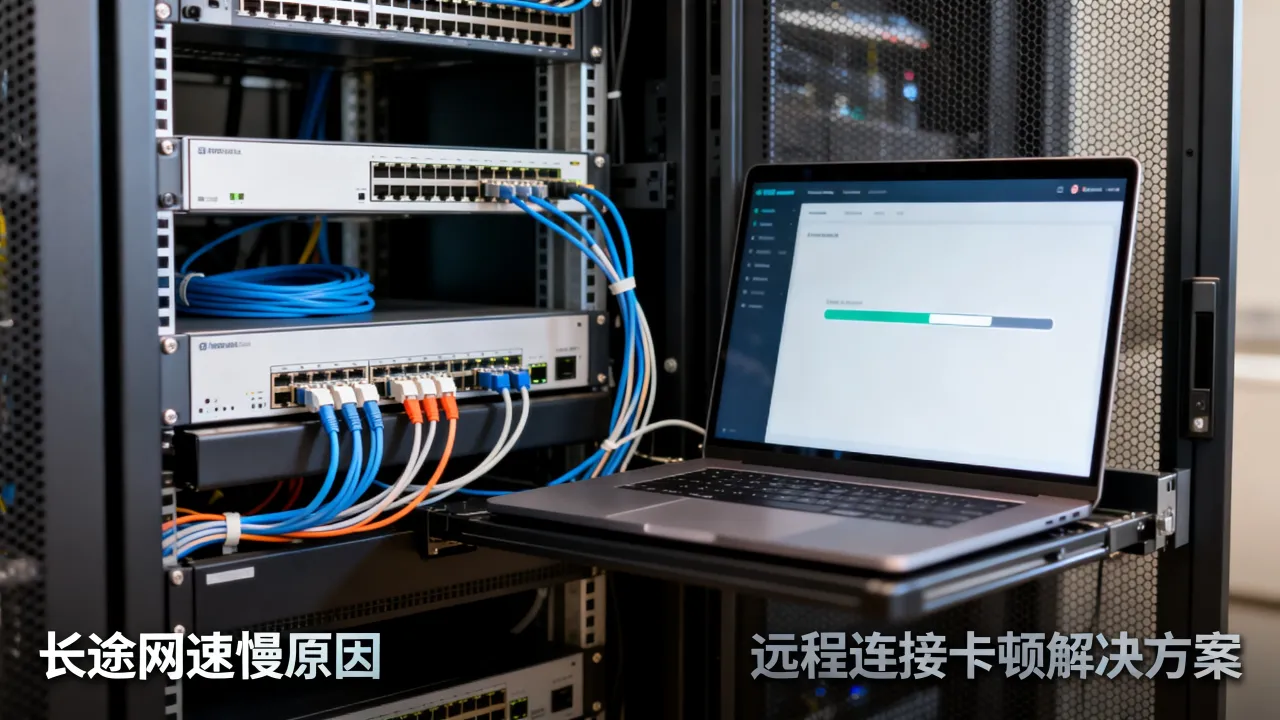 为什么到服务器的长途网速慢？远程连接卡顿怎么解决